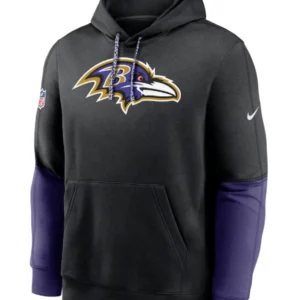 Baltimore Ravens 2024 Sideline Club Hoodie