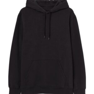 Black Pullover Style Hoodie