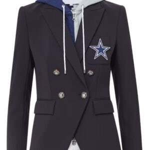 Dallas Cowboys Veronica Beard Navy Dickey Jacket