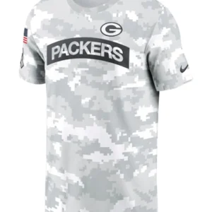Green Bay Packers 2024 Salute To Service Performance T-Shirt