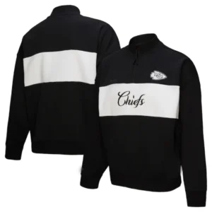 Kansas City Chiefs Black Quarter-Zip Jacket