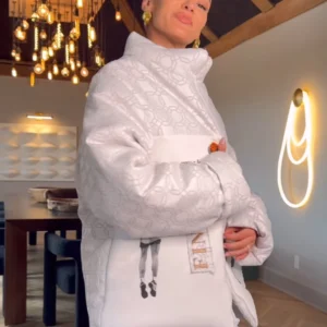 Kristin Juszczyk Caitlin Clark Final Four Jacket