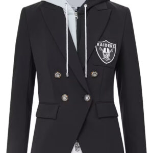 Las Vegas Raiders Veronica Beard Black Dickey Jacket