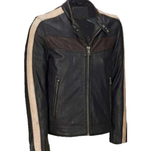 Men's Vintage Cafe Racer Black Retro Jacket