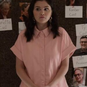 Only Murders In The Building Selena Gomez Pink Shirt