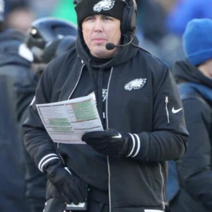 Philadelphia Eagles Sideline Coach Bomber Jacket