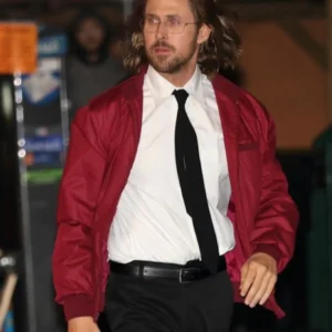 SNL Papyrus 2 Ryan Gosling Maroon Jacket
