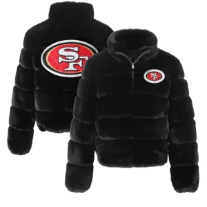 San Francisco 49ers Faux Fur Jacket