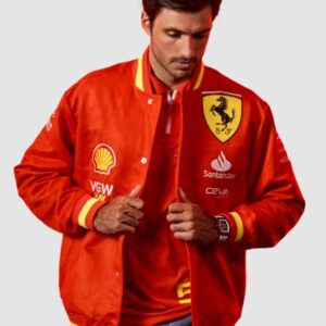Scuderia Ferrari F1 2024 Team Varsity Jacket