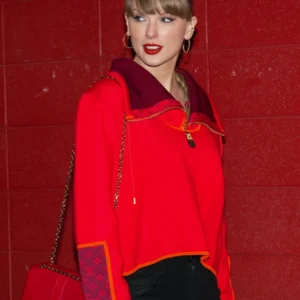 Taylor Swift Red Half Zip Sweater