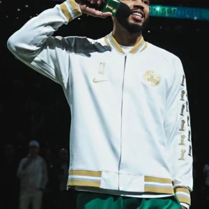 Boston Celtics Trophy Ring Banner Jacket
