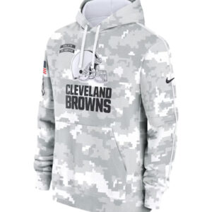 Cleveland Browns Camo Salute To Service Pullover Hoodie
