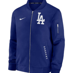 Los Angeles Dodgers Dugout Blue Bomber Jacket