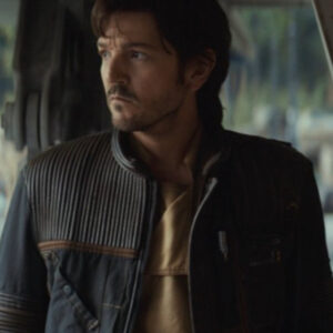 Andor Season 02 Cassian Andor Black Leather Jacket