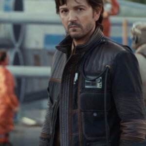 Andor Season 2 Cassian Andor Black Leather Jacket