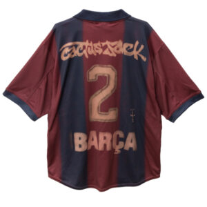 CJ x FC Barcelona Retro 2000_01 Home Skeleton Jersey