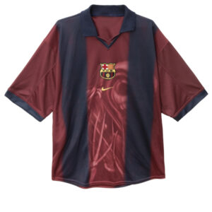 FC Barcelona Retro 2000_01 Home Skeleton Jersey
