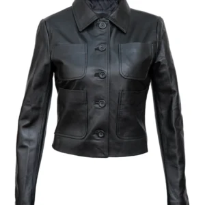 Women’s Black Leather Jacket