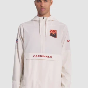 Arizona Cardinals 2025 Rivalries Collection Sideline Anorak Half-Zip Hoodie Jacket