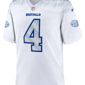 Buffalo Bills James Cook III White 2025 Rivalries Jersey
