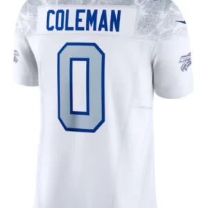 Buffalo Bills Keon Coleman 2025 White Rivalries Collection Jersey