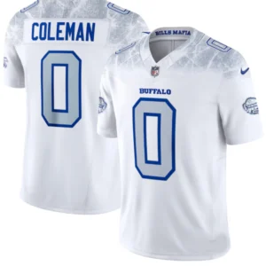 Buffalo Bills Keon Coleman White 2025 Rivalries Collection Limited Jersey