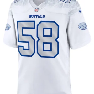 Buffalo Bills Matt Milano White 2025 Rivalries Jersey