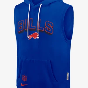 Buffalo Bills Sideline Sleeveless Hoodie