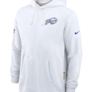 Buffalo Bills White 2025 Rivalries Dri-FIT Hoodie