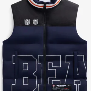Chicago Bears Off Season x NFL Navy Team Puffer Vest