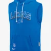 Detroit Lions Sideline Sleeveless Hoodie