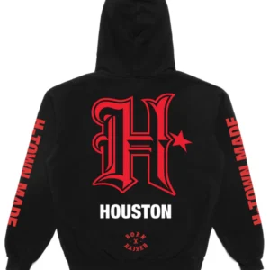 Houston Texans Born x Raised Black Classic Pullover Hoodie