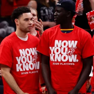 Indiana Fever Now You Know 2025 Playoffs Red T-Shirt