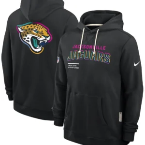 Jacksonville Jaguars Black 2025 Crucial Catch Sideline Hoodie