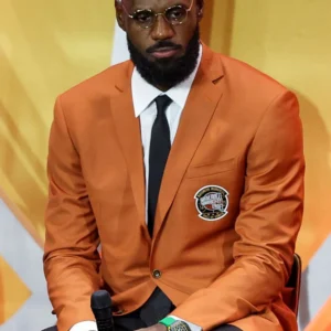 LeBron James Hall Of Fame Orange Jacket