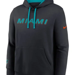 Miami Dolphins Blue 2025 Rivalries Collection Hoodie