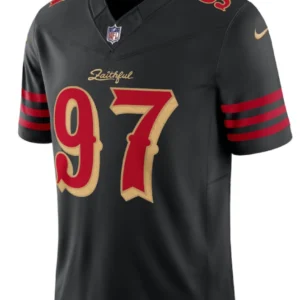 Nick Bosa Black San Francisco 49ers 2025 Rivalries Collection Jersey