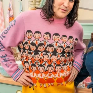 Noel Fielding School Choir Print Sweater