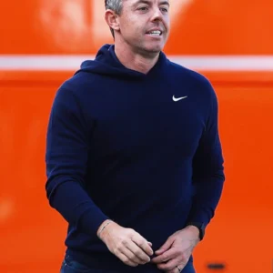 Rory McIlroy Amgen Irish Open Golf 2025 Blue Hoodie
