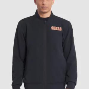 San Francisco 49ers Black 2025 Rivalries Collection Sideline Full-Zip Bomber Jacket