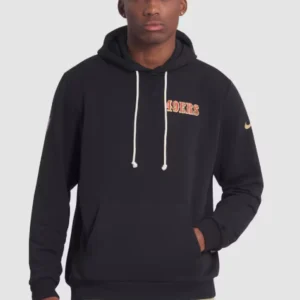 San Francisco 49ers Black 2025 Rivalries Collection Standard Issue Sideline Dri-FIT Hoodie