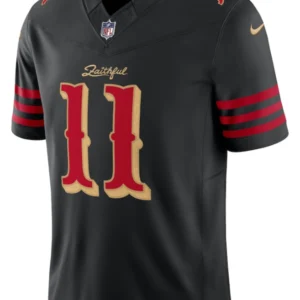 San Francisco 49ers Brandon Aiyuk Black 2025 Rivalries Collection Jersey
