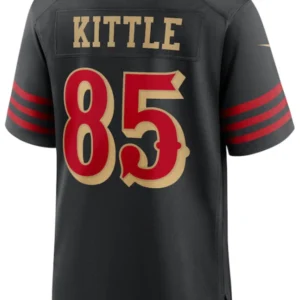 San Francisco 49ers George Kittle 2025 Black Rivalries Jersey