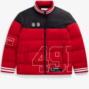 San Francisco 49ers Off Season x NFL Scarlet Team Puffer Jacket