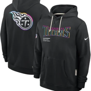Tennessee Titans Black 2025 Crucial Catch Sideline Hoodie