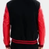 Black And Red Bomber Jacket For Men