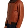 Brown Vintage A2 Bomber Jacket For Men