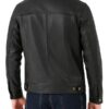 Classic Black Leather Jacket For Men