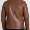 Johnny Brown Leather Jacket For Men