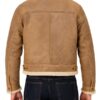 Men B3 Bomber Aviator Shearling Jacket